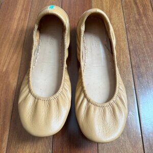 Tieks Women's Camel Italian Leather Ballet Flats, Size 8 WORN ONCE